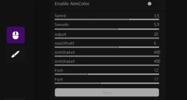 aimcolor permanente - blood strike