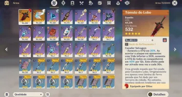 AR 47 EULA 100K DAMAGE + DILUC + TÚMULO + ATLAS