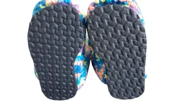 Pantufa de Lã Infantil Multicolor 28