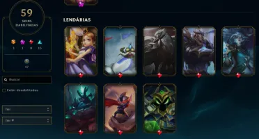 CONTA LOL - LVL 154 - 132 Champions - 59 Skins - FULL ACESSO