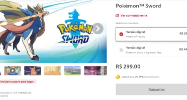 Vendo Conta Nintendo Com Pokemon Violet E Pokemon Sword