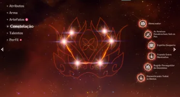 conta genshin impact AR 52 clorinde + furina + armas assinat