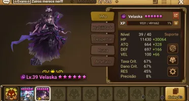 Conta 2 Ld Summoners Wars