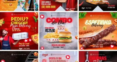 Pack Artes Para Lanchonete E Restaurante – Design Pro