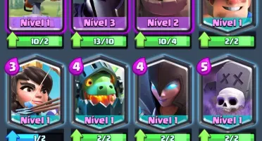 Conta Clash Royale, Lv9 + 220mil DE OURO +3k Trofeus