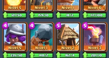 Conta Clash Royale, Lv9 + 220mil DE OURO +3k Trofeus