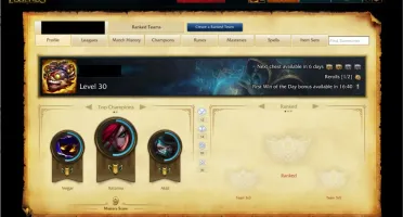 Conta LVL 30 UNRANKED - 29 Campões
