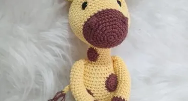 Amigurumi Girafa de Crochê