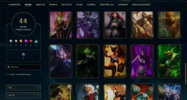 Bronze 2 com 90 Champs e 44 Skins