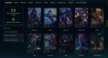 Bronze 2 com 90 Champs e 44 Skins