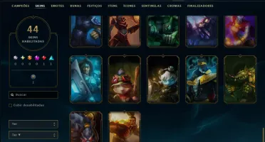 Bronze 2 com 90 Champs e 44 Skins