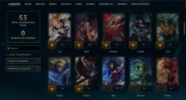 Bronze 2 com 90 Champs e 44 Skins