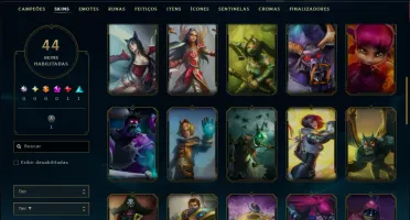 Bronze 2 com 90 Champs e 44 Skins