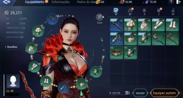 2 Conta MIR4 lvl 40 com Conquista lvl3