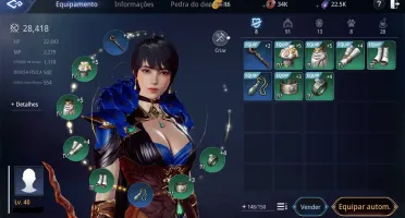 2 Conta MIR4 lvl 40 com Conquista lvl3