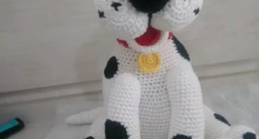 Cachorrinho Dalmata - Amigurumi De Crochê
