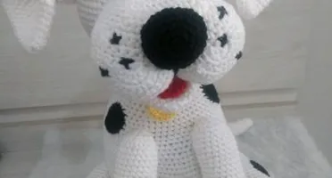 Cachorrinho Dalmata - Amigurumi De Crochê