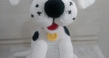 Cachorrinho Dalmata - Amigurumi De Crochê
