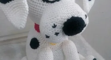 Cachorrinho Dalmata - Amigurumi De Crochê