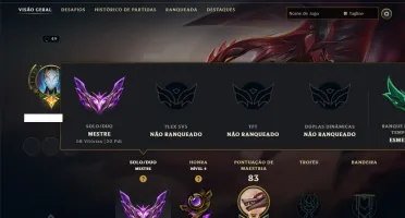 Mestre com 110 Champs e 9 Skins +21 Fragmentos