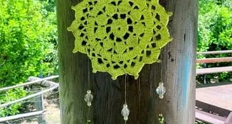 Mandala Filtro dos Sonhos em Crochê
