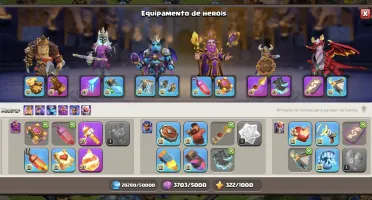 CV 18 muro, equipamento, heróis, animais full