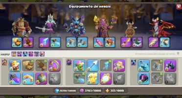 CV 18 muro, equipamento, heróis, animais full