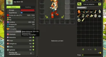 CONTA DOFUS TOUCH IOP 198, SRAM 188, SACRIER 134, CRA 115