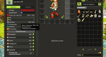 CONTA DOFUS TOUCH IOP 198, SRAM 188, SACRIER 134, CRA 115