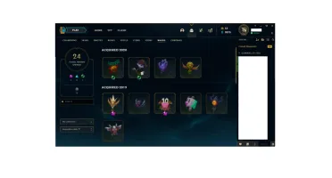 CONTA DE LOL LVL 234, 133SKINS 140 ICONS PLAT3 51 EMOTES