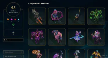Conta LoL 235 skins