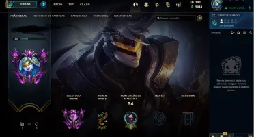 Conta mestre LOL barata