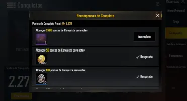 CONTA PUBG MOBILE