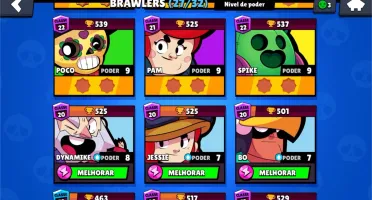 Conta de Brawl Stars com 14k de troféus