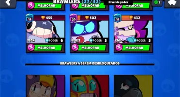 Conta de Brawl Stars com 14k de troféus