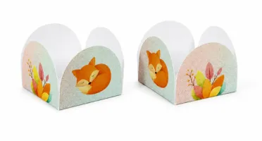 Forminhas para Doces Raposinha - Kits 50, 100 ou 150