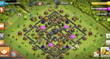 Conta Clash Of Clans (CV 9 - SEMI FULL)
