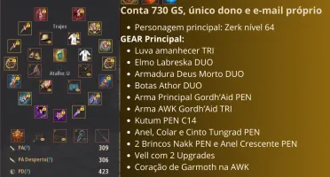 CONTA 730 GS E CAVALO T10 (email próprio/não steam)