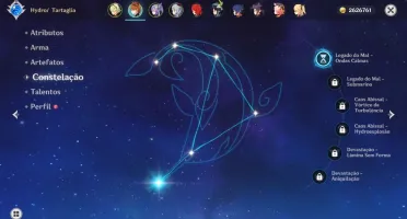 Ganyu, Childe C1, Venti, Shenhe e +