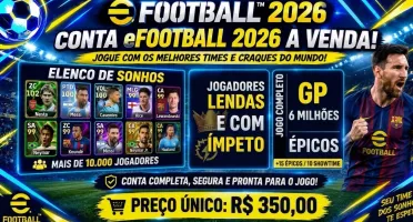 Conta Efootball mobile 2026