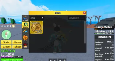 Conta Blox Fruits Lvl 1500+Dragon, Buddha, Light E Dark Perm