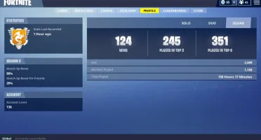 Conta Fortnite