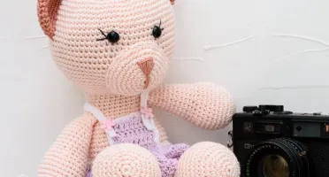 Ursa Maya em Crochê Amigurumi