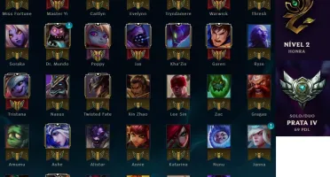 CONTA PRATA V | C/ SKINS