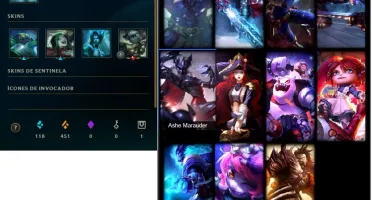 CONTA PRATA V | C/ SKINS