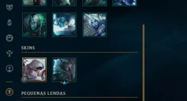 LOL (CONTA UNRANKED MAIN SUPORTE, SEASON PASSADA GOLD 2)