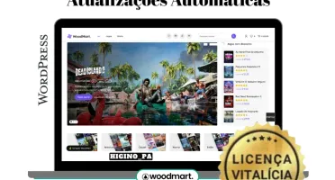 Tema WordPress Woodmart + Atualizações
