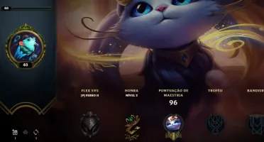 CONTA UNRANKED | NÍVEL 40 | LOL