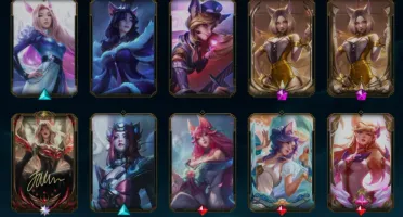 Conta Com Skins Lol Valorant/ Skin Do Faker Ahri E Kuronami