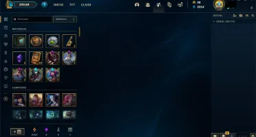 Conta lol com MUITAS skins (yasuo prestige) 3 ultimates
